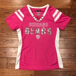 NFL Small Bears Sequin Top